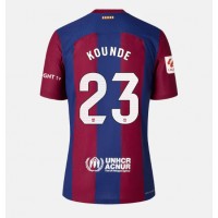 Fotballdrakt Dame Barcelona Jules Kounde #23 Hjemmedrakt 2023-24 Kortermet